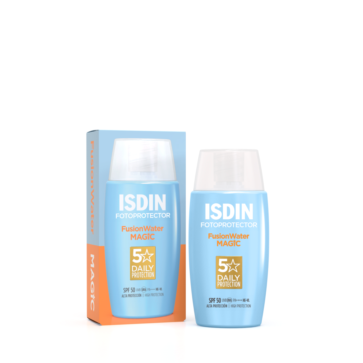 ISDIN FOTOPROTECTOR FUSION WATER MAGIC Crème Solaire SPF50 - 50ml