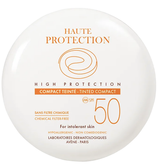 AVÈNE SOLAIRE Haute Protection Compact Teinté Sable SPF 50 - 10g
