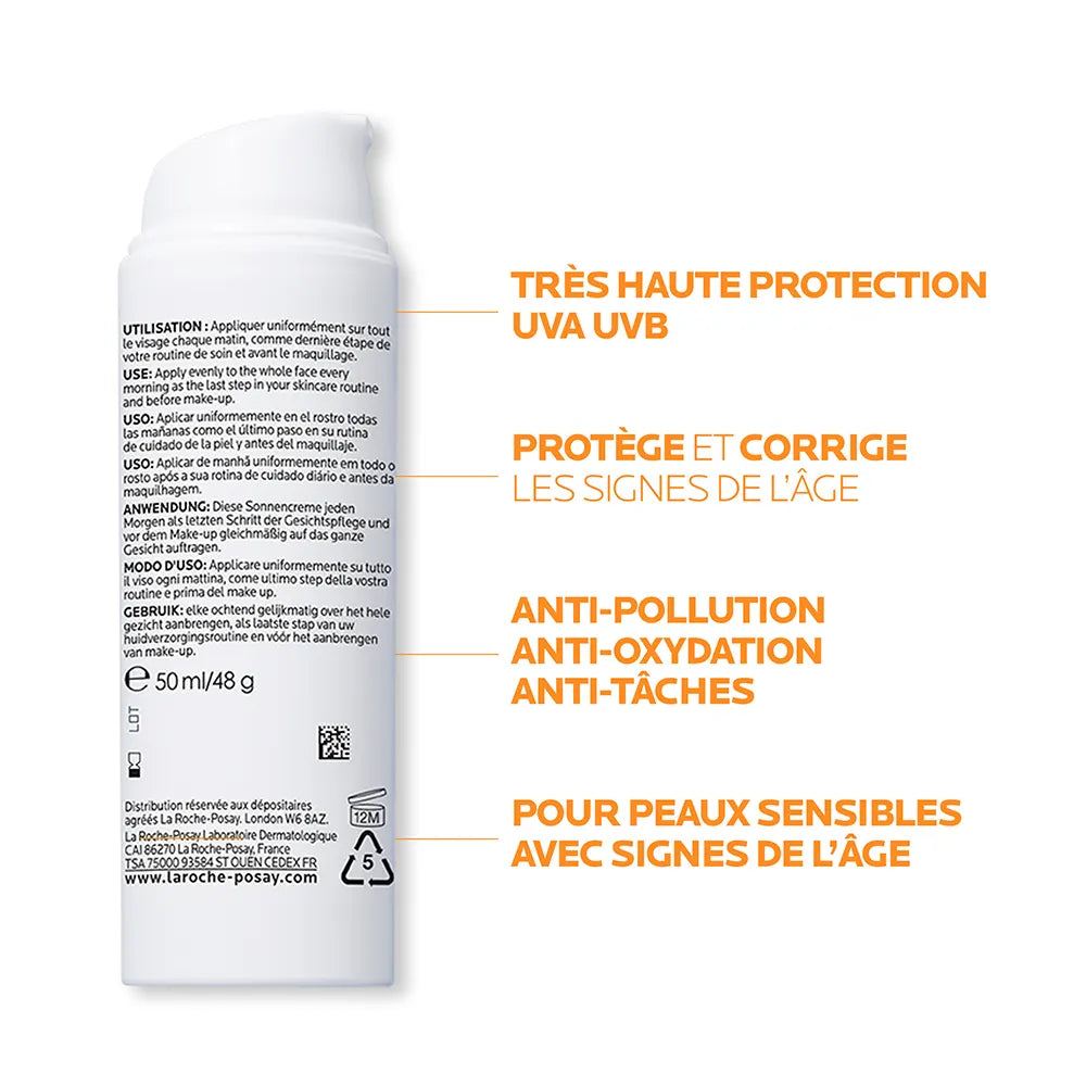 ANTHELIOS AGE CORRECT SPF50 Soin Solaire Quotidien - 50ml LA ROCHE POSAY