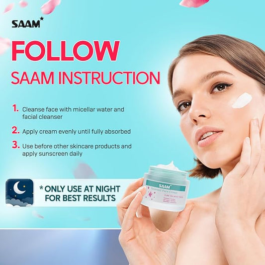 SAAM Renewal Face Cream – Anti-taches & Éclat – Programme 14 jours – 50g