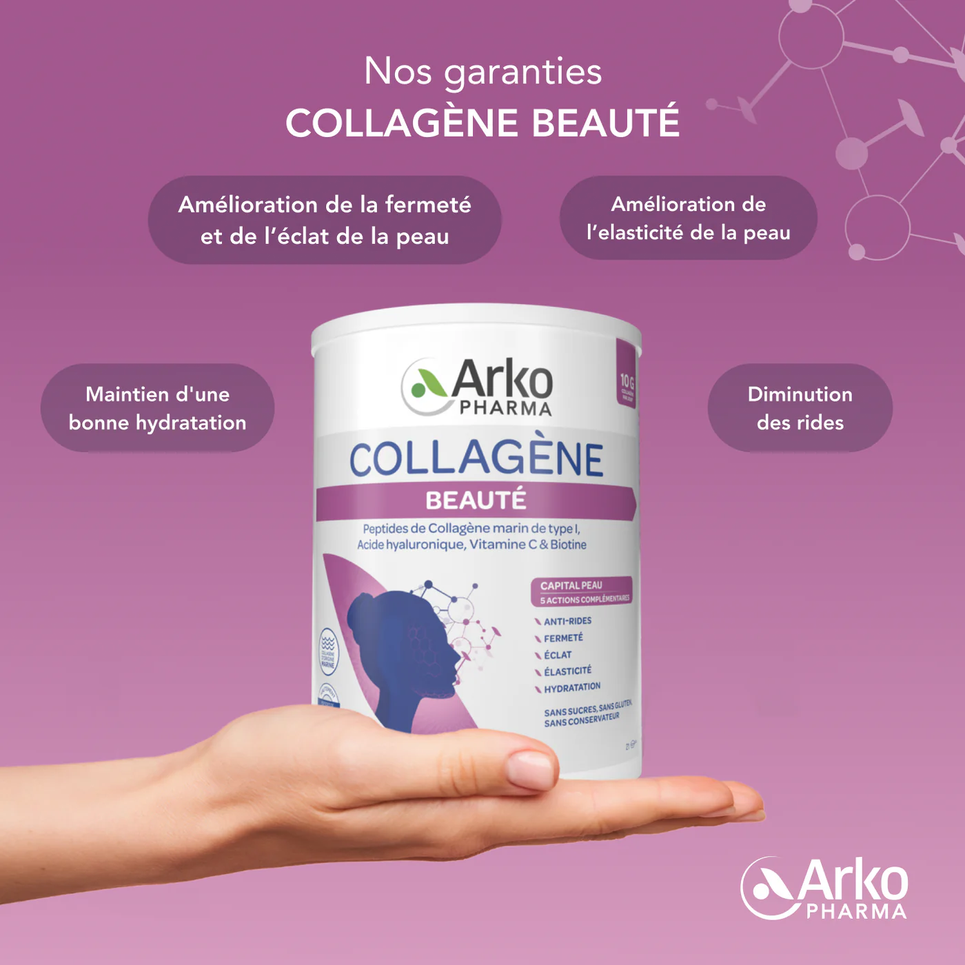 ARKOPHARMA COLLAGÈNE Beauté - Poudre 260g