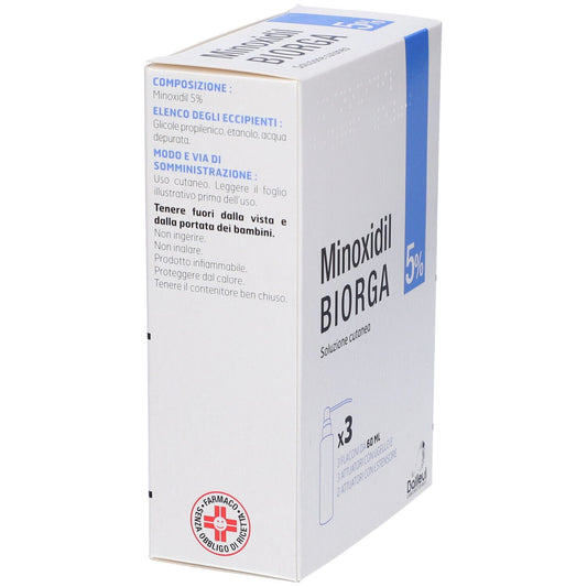 MINOXIDIL BAILLEUL 5% Solution 3x60ml