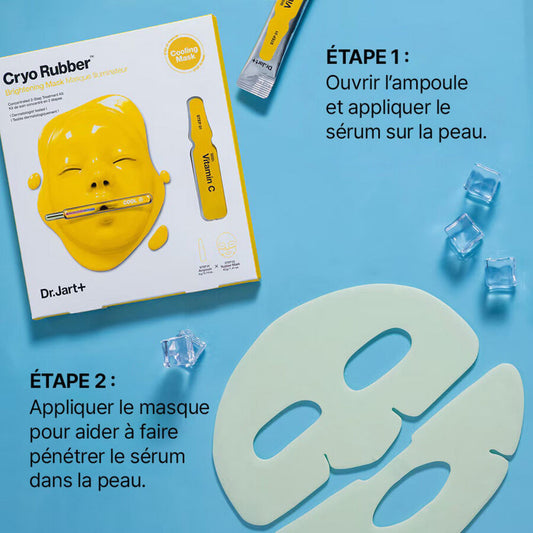 DR JART+ BRIGHTENING MASK Masque Illuminateur - 1 Masque + 1 Ampoule