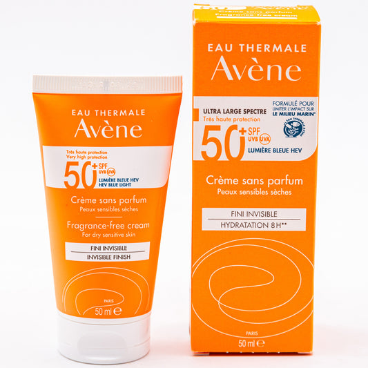 AVÈNE SOLAIRE Crème SPF50+ Sans Parfum - 50ml