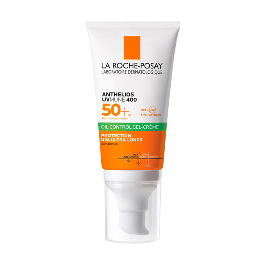 ANTHELIOS UVMUNE 400 Gel Crème Solaire Oil Control Sans Parfum SPF50+ - 50ml LA ROCHE POSAY