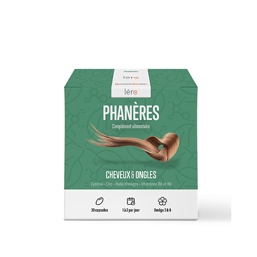 LERO PHANERES Cheveux Ongles - 90 Capsules + 30 Capsules Offertes